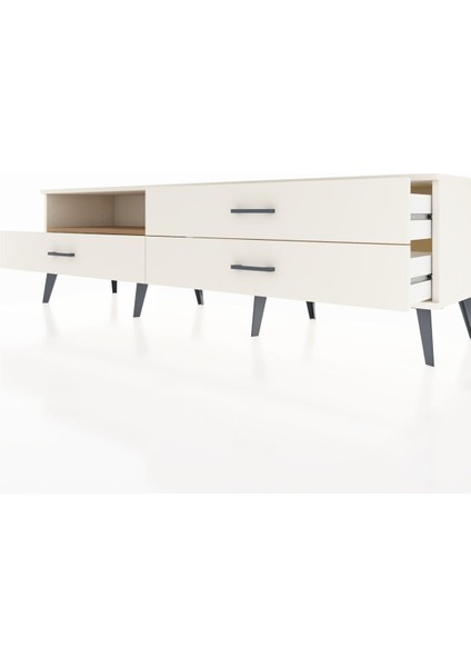 Hyperion Tv Ünitesi Tek Raflı 3 Çekmeceli 176X44X51 Aytaşı-Çam/aytaşı fırsatları