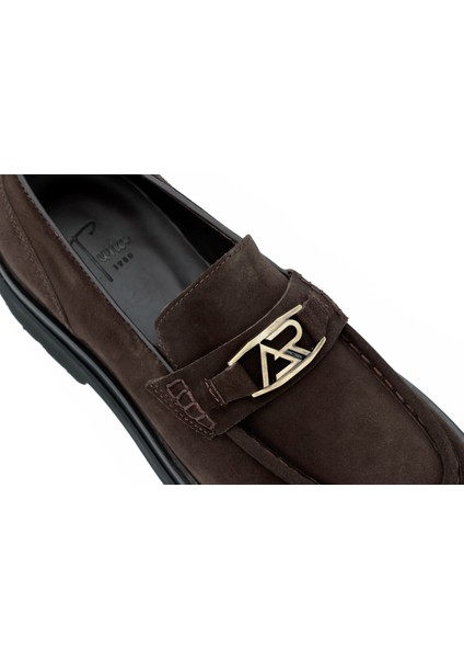 Hakiki Deri Loafer Erkek Ayakkabı Toka Detaylı Eva Taban - E4289 fiyatları