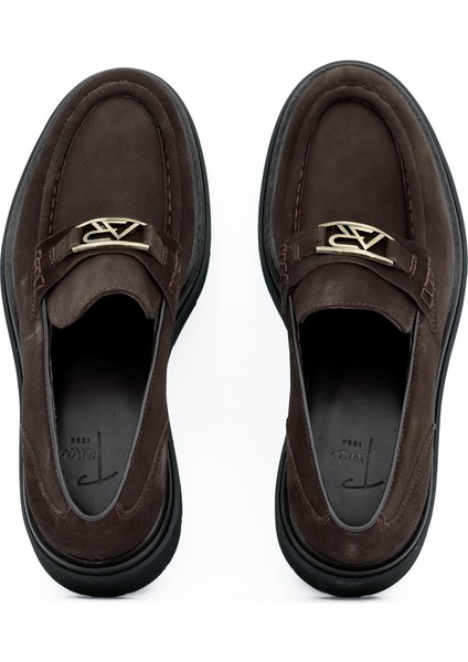 Hakiki Deri Loafer Erkek Ayakkabı Toka Detaylı Eva Taban - E4289 modelleri