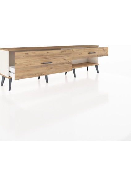 Arges Tv Ünitesi 2 Çekmeceli 176X30X51 Aytaşı-Çam/çam indirimleri