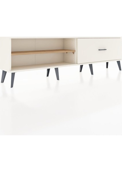 Arges Tv Ünitesi Tek Raflı Tek Çekmeceli 176X30X51 Aytaşı-Çam/aytaşı fiyatları