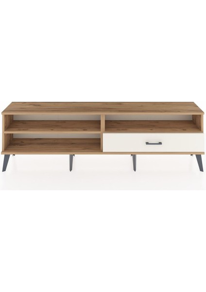 Arges Tv Ünitesi 2 Raflı Tek Çekmeceli 176X30X51 Çam-Çam/aytaşı