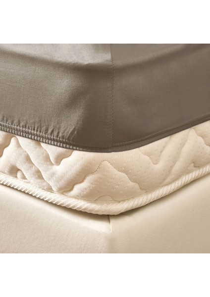 Soft Çift Kişilik Lastikli Çarşaf - Kahverengi - 180X200 cm fiyatları