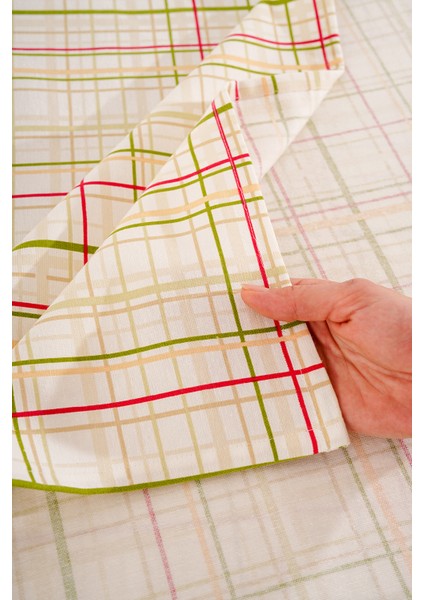 Çizgili Çok Renkli Masa Örtüsü modelleri