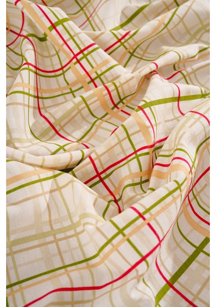 Çizgili Çok Renkli Masa Örtüsü fırsatları