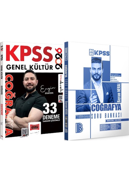 2026 Kpss Coğrafya 33 Deneme Engin Eraydın - 2026 Kpss Coğrafya Çözümlü Soru