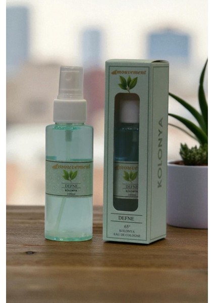 Defne Yaprağı 100 ml Kolonya – Doğal Ferahlık ve Temizlik Hissi