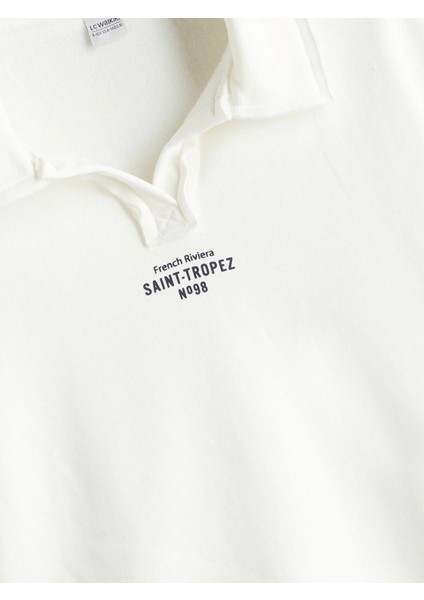 Lcw Kids Ekru Polo Yaka Kız Çocuk Sweatshirt fiyatları