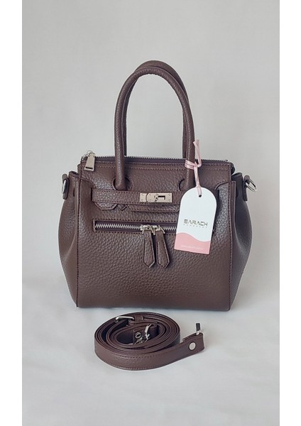261SV828 Model Sarach Marka Kahve Renk El ve Omuz Çantası