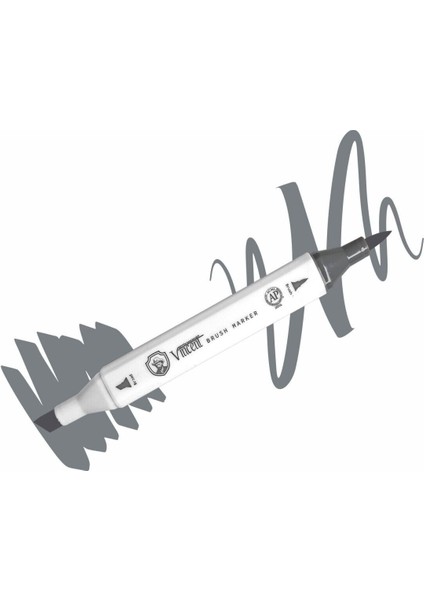 Graph Master Brush Marker TG08 Toner Gray 08
