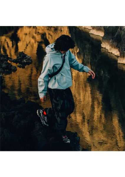 Erkek Siyah PANTOLON CARGO AOP PANTS JF3716