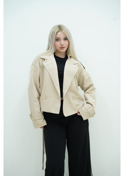 Kruvaze Kısa Kuşaklı Trenc