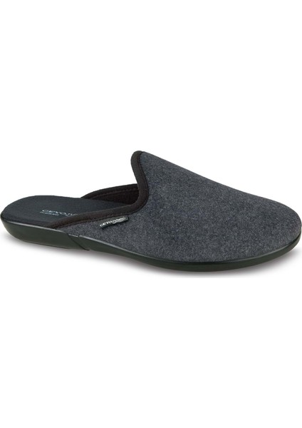 Pierro-13 Tam Ortopedik Polar Erkek Kışlık Ev Terliği