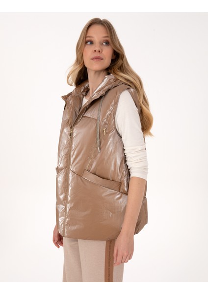Kadın Bej Yelek 50313963-VR011 modelleri