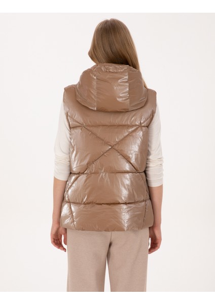 Kadın Bej Yelek 50313963-VR011 indirimleri