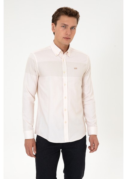 Erkek Gömlek Desenli 50308543-VR256