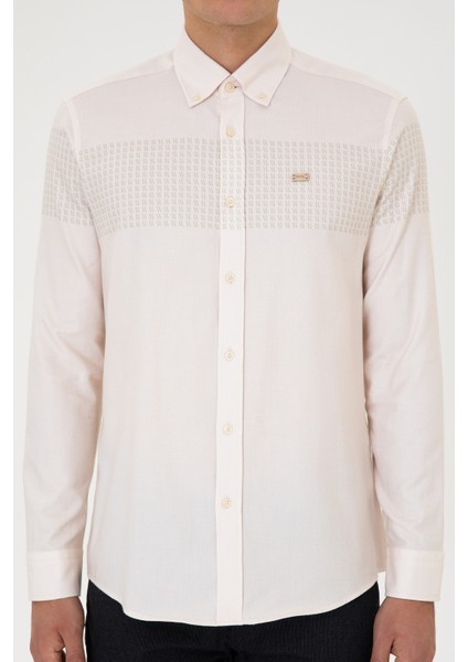 Erkek Gömlek Desenli 50308543-VR256