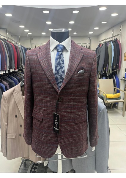 Kışlık Regular Kesim Yün Erkek Ceketi modelleri