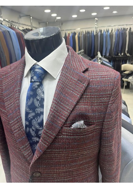 Kışlık Regular Kesim Yün Erkek Ceketi fırsatları