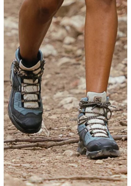 Gtx Quest Element Gore Tex Women's Hiking Boot Kadın Bilekli Su Geçirmez Outdoor Bot Açık Mavi Bej indirimleri