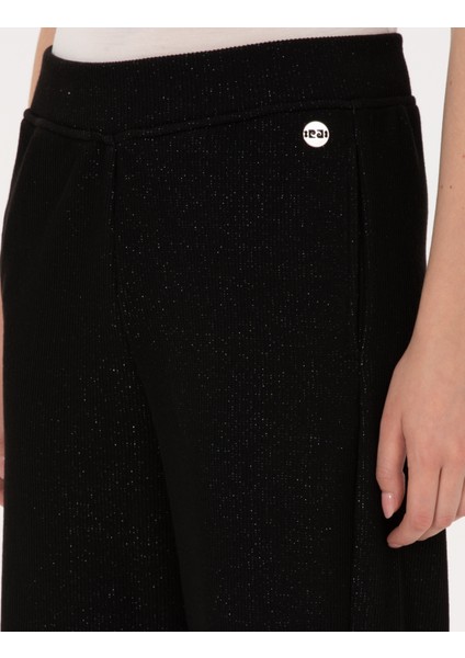 Kadın Siyah Flare Fit Eşofman Altı 50309262-VR046 fırsatları