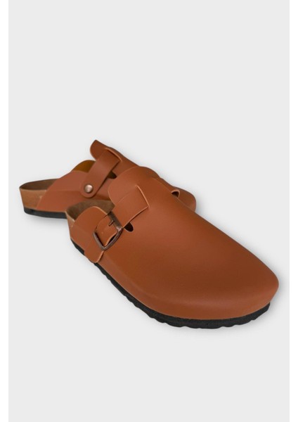 Unisex Toka Detaylı Mantar Anatomik Tabanlı Terlik Taba fiyatları