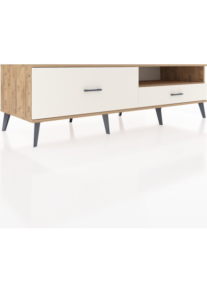 Kronos Tv Ünitesi Tek Raflı 2 Çekmeceli 176X59X51 Çam-Çam/aytaşı fiyatları