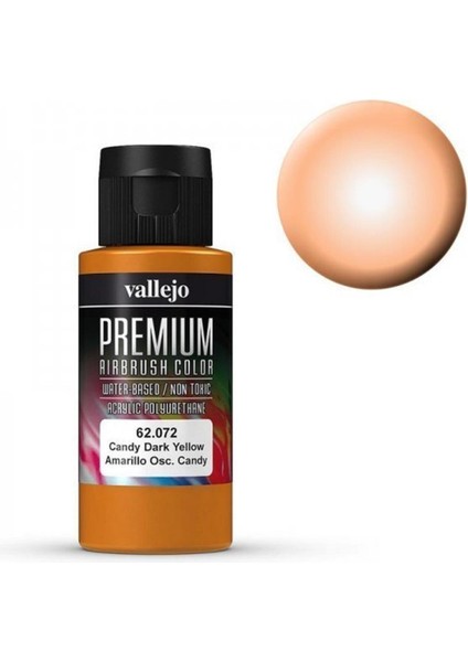 62072 60 Ml. Candy Dark Yellow, Premium Rc Color Serisi Model Boyası