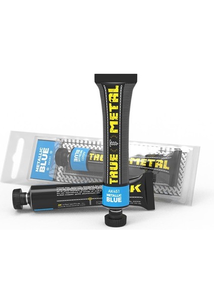 AK 451 20 ml. Metalik Mavi, True Metal Serisi Model Boyası