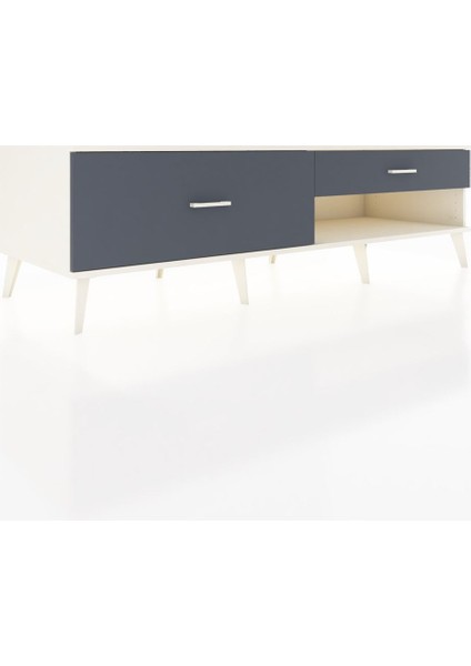 Kronos Tv Ünitesi 2 Çekmeceli 176X59X51 Aytaşı-Aytaşı/antrasit fiyatları