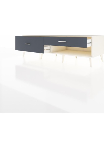 Kronos Tv Ünitesi 2 Çekmeceli 176X59X51 Aytaşı-Aytaşı/antrasit modelleri