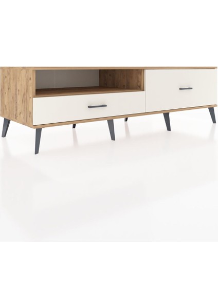 Kronos Tv Ünitesi Tek Raflı 2 Çekmeceli 176X59X51 Çam-Çam/aytaşı fiyatları