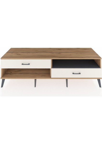 Kronos Tv Ünitesi Tek Raflı 2 Çekmeceli 176X59X51 Çam-Antrasit/aytaşı