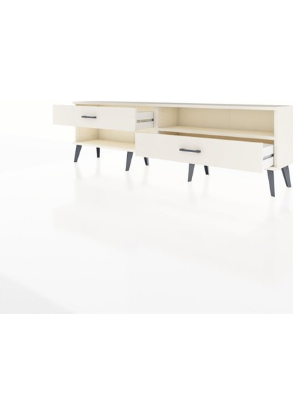 Arges Tv Ünitesi Tek Raflı 2 Çekmeceli 176X30X51 Aytaşı-Aytaşı/aytaşı modelleri