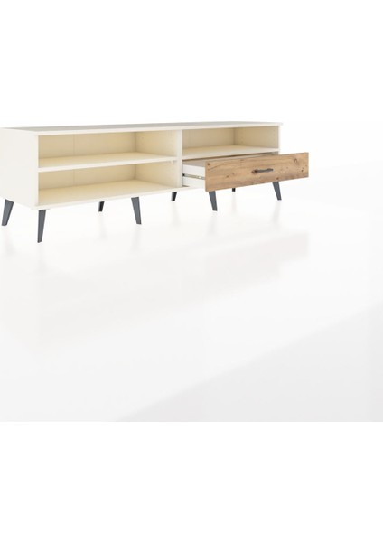 Hyperion Tv Ünitesi 2 Raflı Tek Çekmeceli 176X44X51 Aytaşı-Aytaşı/çam indirimleri