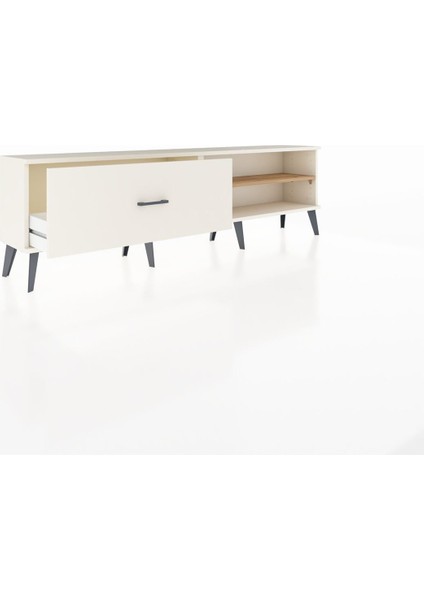 Arges Tv Ünitesi Tek Raflı Tek Çekmeceli 176X30X51 Aytaşı-Çam/aytaşı indirimleri