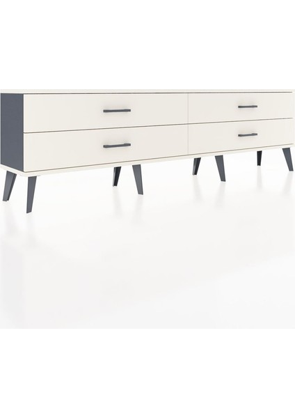 Arges Tv Ünitesi 4 Çekmeceli 176X30X51 Antrasit-Aytaşı/aytaşı fiyatları