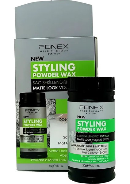 Fnx Saç Şekillendirici Toz Wax Matte modelleri