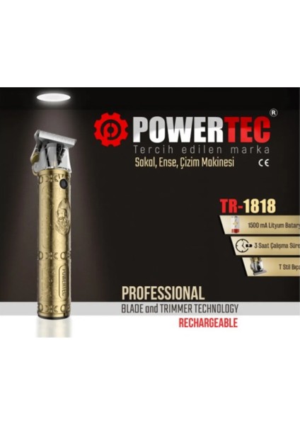 Powertec Tr 1818 Sakal Ense Kesim Makinası 2 Yıl Garantili modelleri