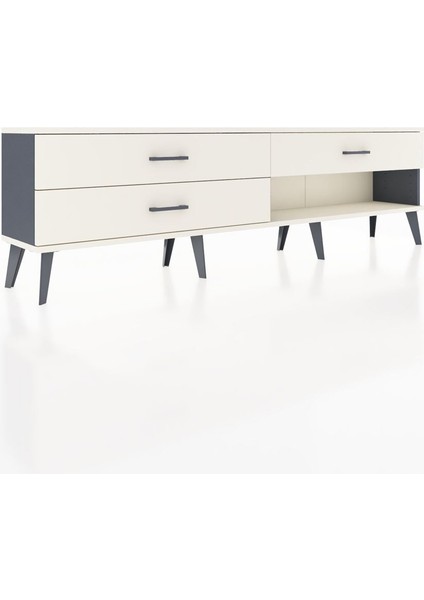 Arges Tv Ünitesi 3 Çekmeceli 176X30X51 Antrasit-Aytaşı/aytaşı fiyatları