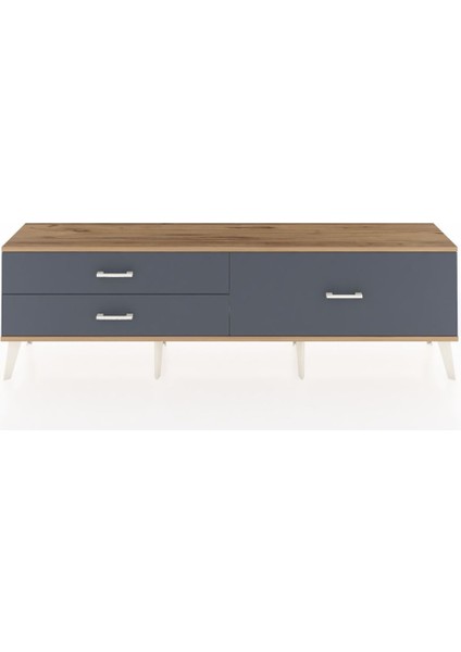 Arges Tv Ünitesi 3 Çekmeceli 176X30X51 Aytaşı-Çam/antrasit