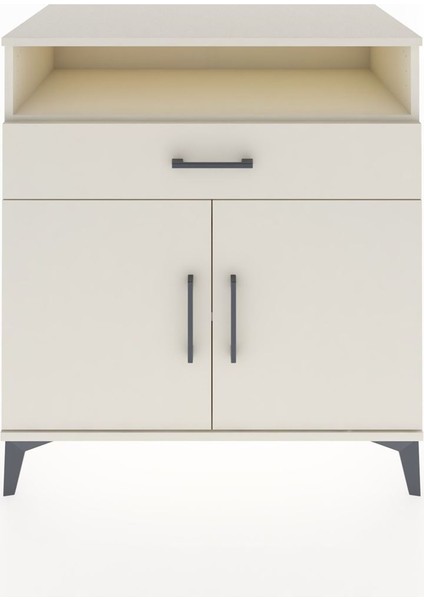 Hyperion Şifonyer Tek Raflı Tek Çekmeceli 2 Kapaklı 88X44X96 Aytaşı-Aytaşı