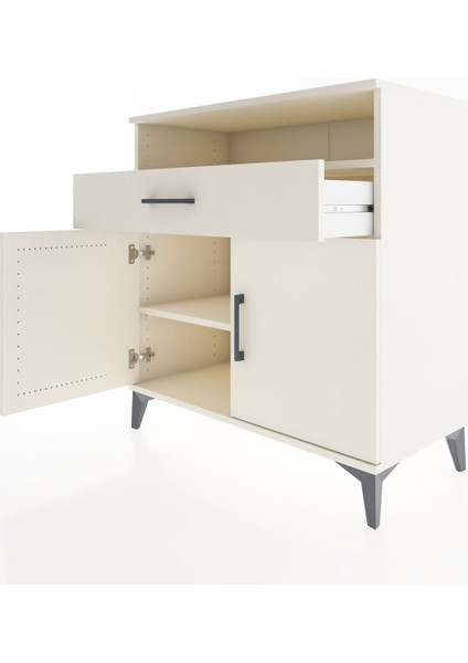 Hyperion Şifonyer Tek Raflı Tek Çekmeceli 2 Kapaklı 88X44X96 Aytaşı-Aytaşı fırsatları