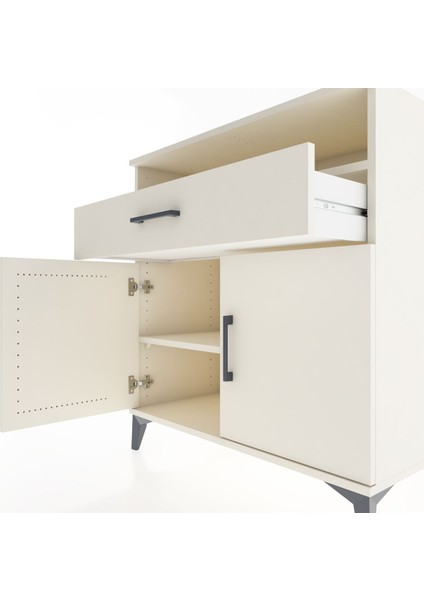 Hyperion Şifonyer Tek Raflı Tek Çekmeceli 2 Kapaklı 88X44X96 Aytaşı-Aytaşı indirimleri