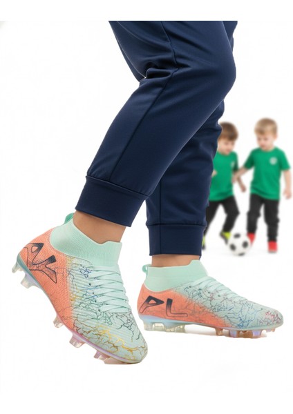 Mint Somon Bilekten Çoraplı Erkek Çocuk Krampon FK-252-153 F