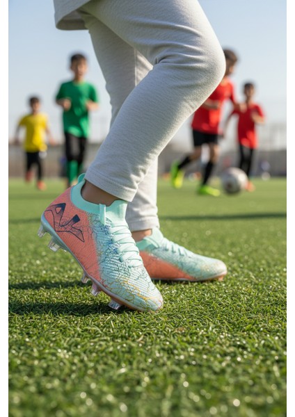 Mint Somon Bilekten Çoraplı Erkek Çocuk Krampon FK-252-153 F modelleri