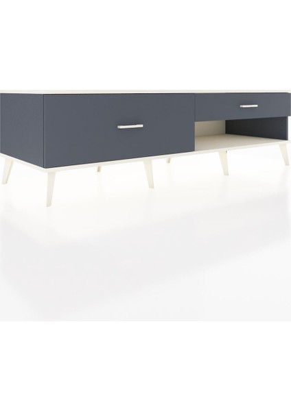 Kronos Tv Ünitesi 2 Çekmeceli 176X59X51 Antrasit-Aytaşı/antrasit fiyatları