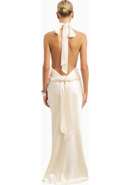 Crushed Satin Bias Cut Maxi Kadın Etek fırsatları