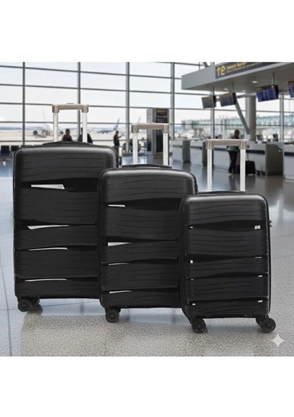 3'lü Silikon Valiz Seti Pp Kırılmaz Silikon indirimleri