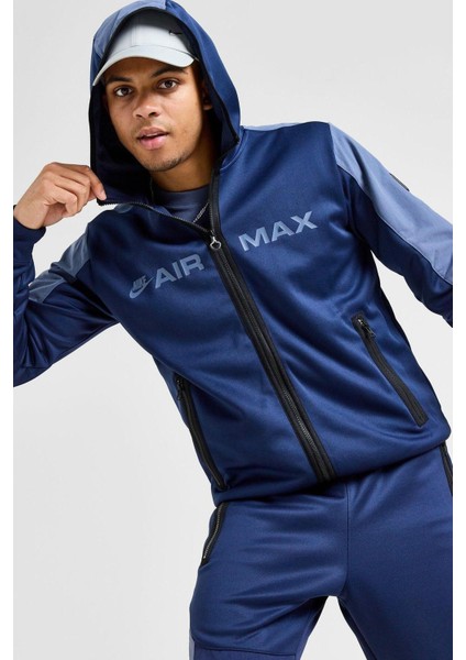 Nsw Clup Air Max Hoodie Erkek Lacivert Spor Ceket modelleri